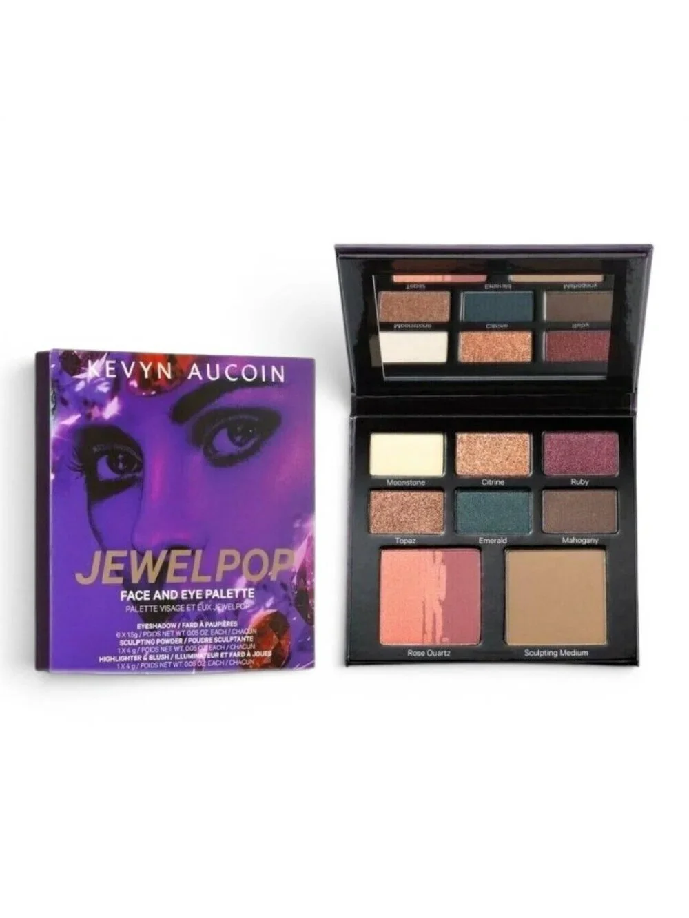 Kevyn Aucoin Jewel Pop Face & Eye Palette limited‑edition New in Box